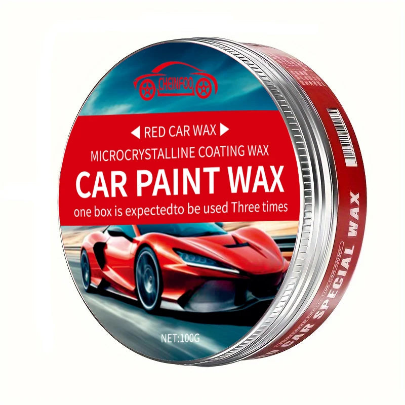 Red Car Special Crystal Wax, Quick-effect Decontamination, Scratch Resistance, Stain Resistance, Protective Car Paint Polishing