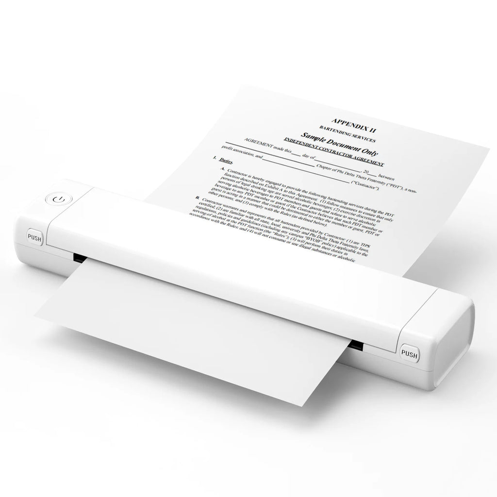 A4 Thermal Printer M08F Wireless Tattoo Transfer Bluetooth USB Mobile Printer Machine Text PDF Document Design Tattoo Printing