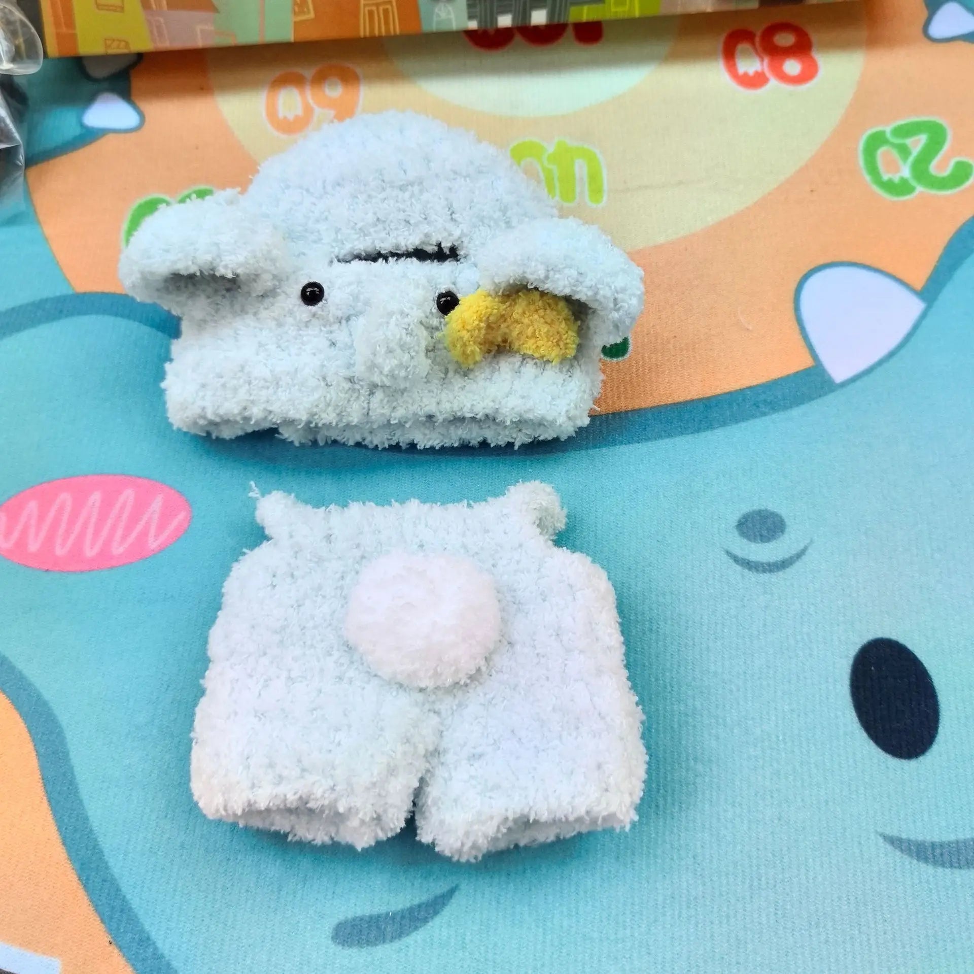 Labubu Doll Clothes Suit, Clothes, Hats, Pants, Animal Series,Furry,Lamb,Rabbit,Doll Accessories,Cute,Pure Handmade,High Quality