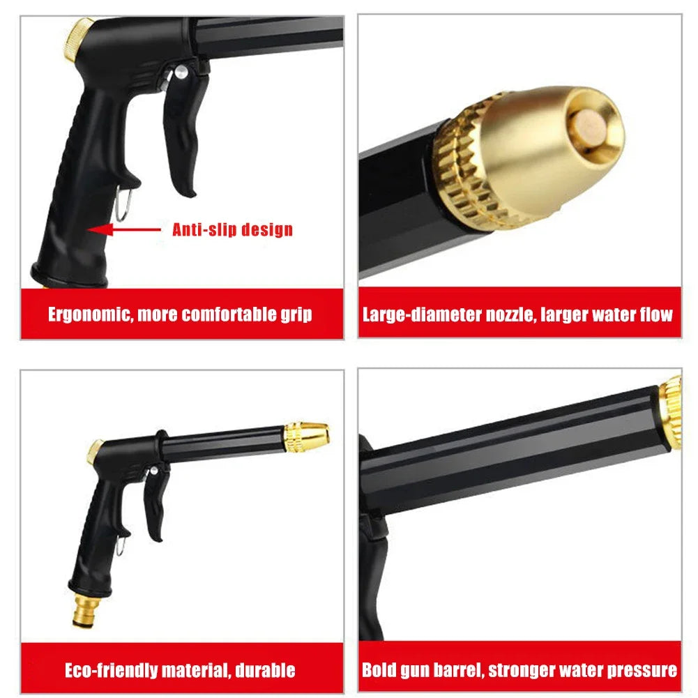 Adjustable High Pressure Washer Gun Car Wash Machine Garden Watering Hose Nozzle Sprinkler Car Washing Tool Auto Gun Washing