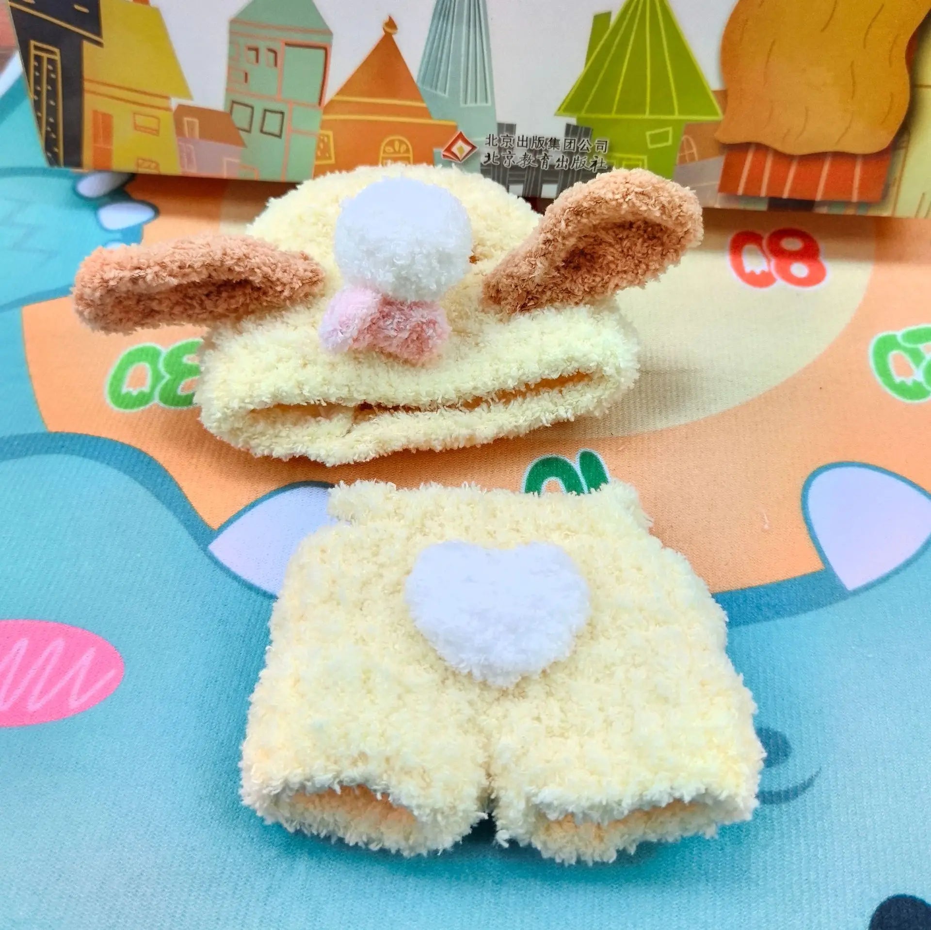 Labubu Doll Clothes Suit, Clothes, Hats, Pants, Animal Series,Furry,Lamb,Rabbit,Doll Accessories,Cute,Pure Handmade,High Quality