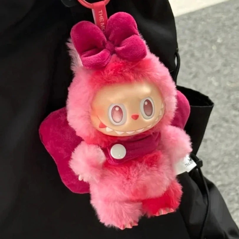 Labubu 3.0 Big Into Energy Doll Bow Decoration Set Macaron Headwear Small Braids & Bowknot Decoration