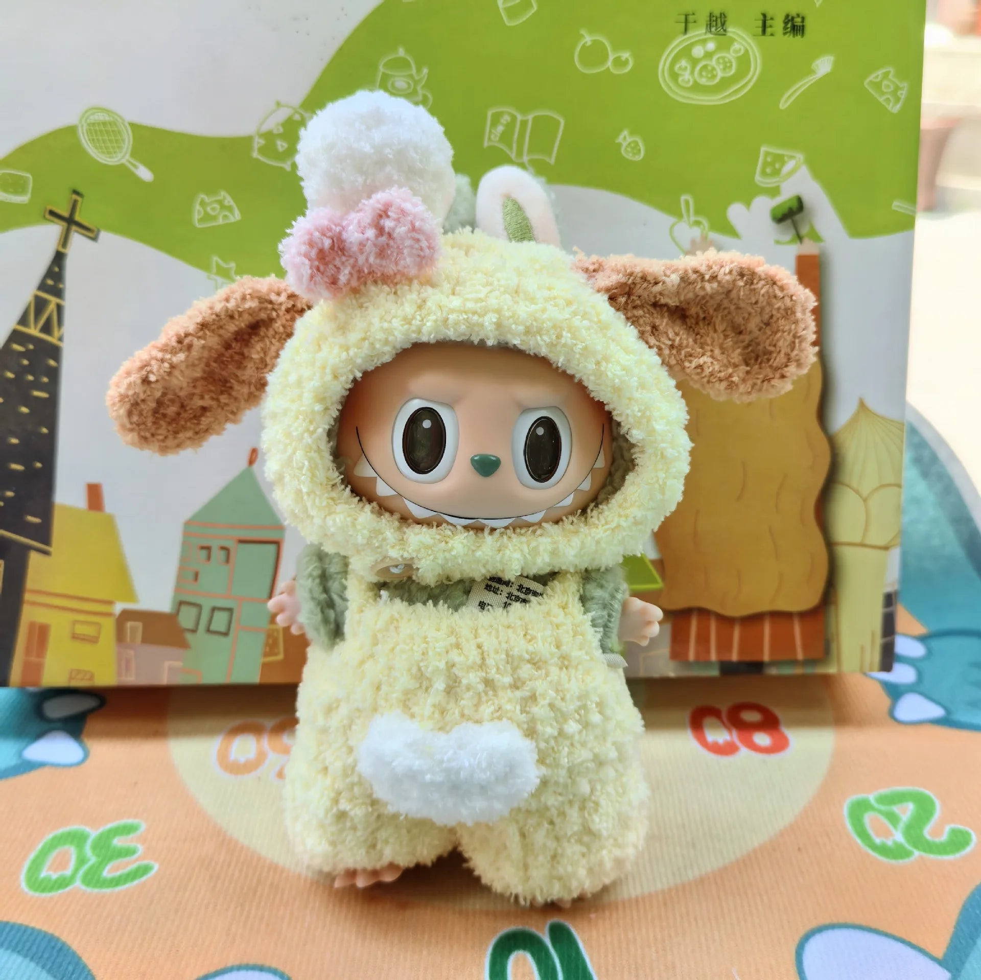 Labubu Doll Clothes Suit, Clothes, Hats, Pants, Animal Series,Furry,Lamb,Rabbit,Doll Accessories,Cute,Pure Handmade,High Quality