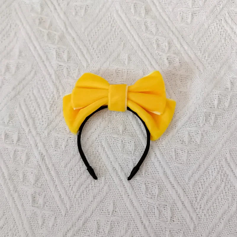 Labubu 3.0 Big Into Energy Doll Bow Decoration Set Macaron Headwear Small Braids & Bowknot Decoration