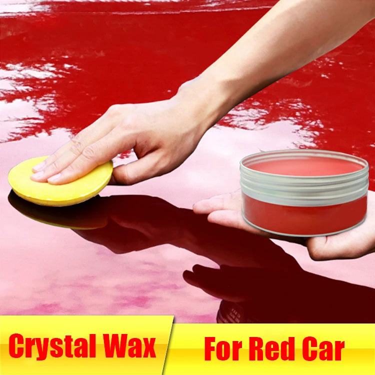 Red Car Special Crystal Wax, Quick-effect Decontamination, Scratch Resistance, Stain Resistance, Protective Car Paint Polishing