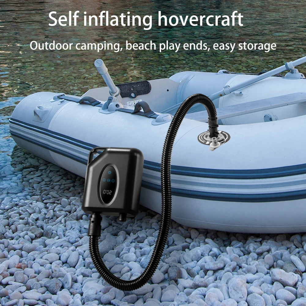 Electric Inflation Pump 20PSI High Pressure Smart SUP Air Pump Intelligent Dual Stage Inflation Deflation For Car Paddle Boards