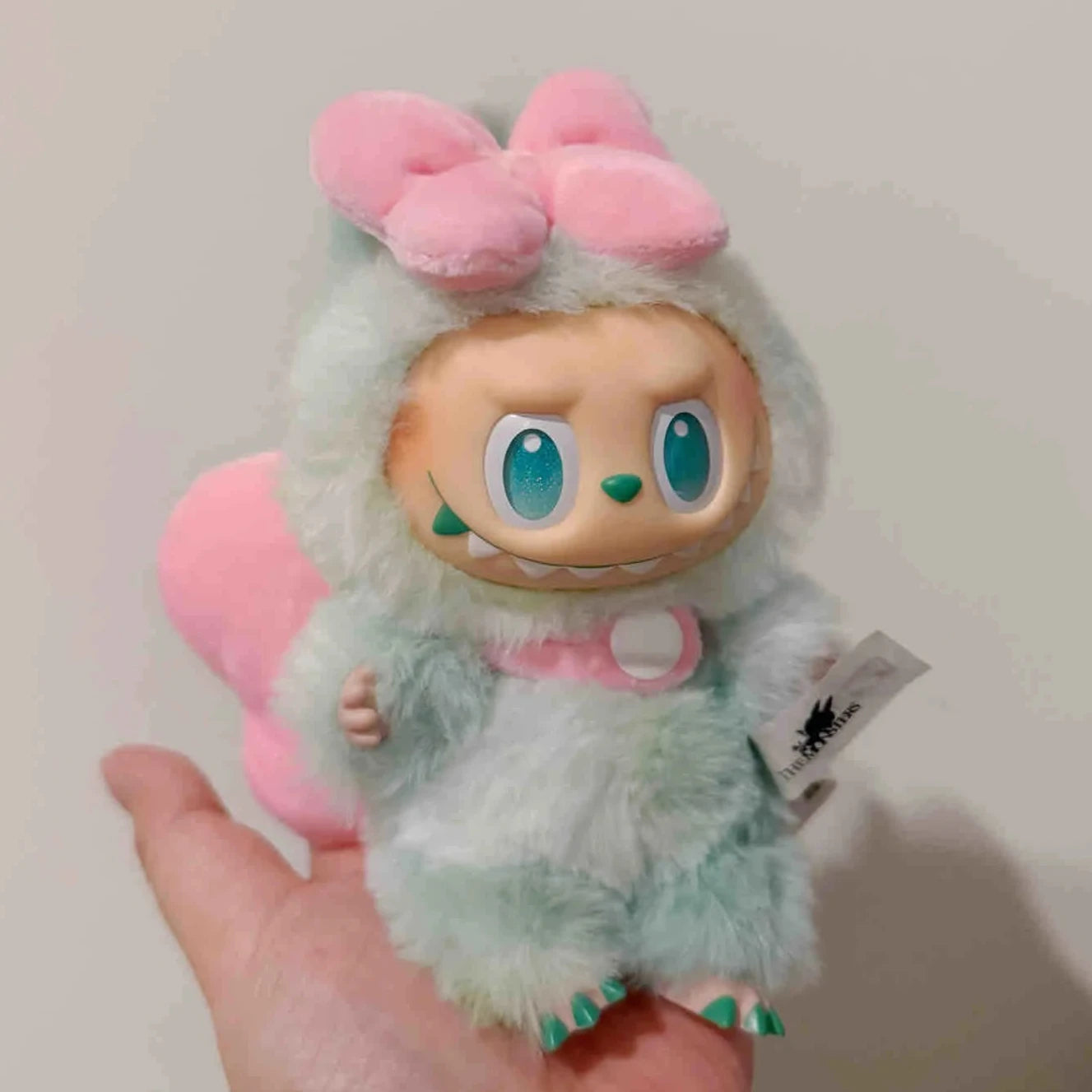 Labubu 3.0 Big Into Energy Doll Bow Decoration Set Macaron Headwear Small Braids & Bowknot Decoration